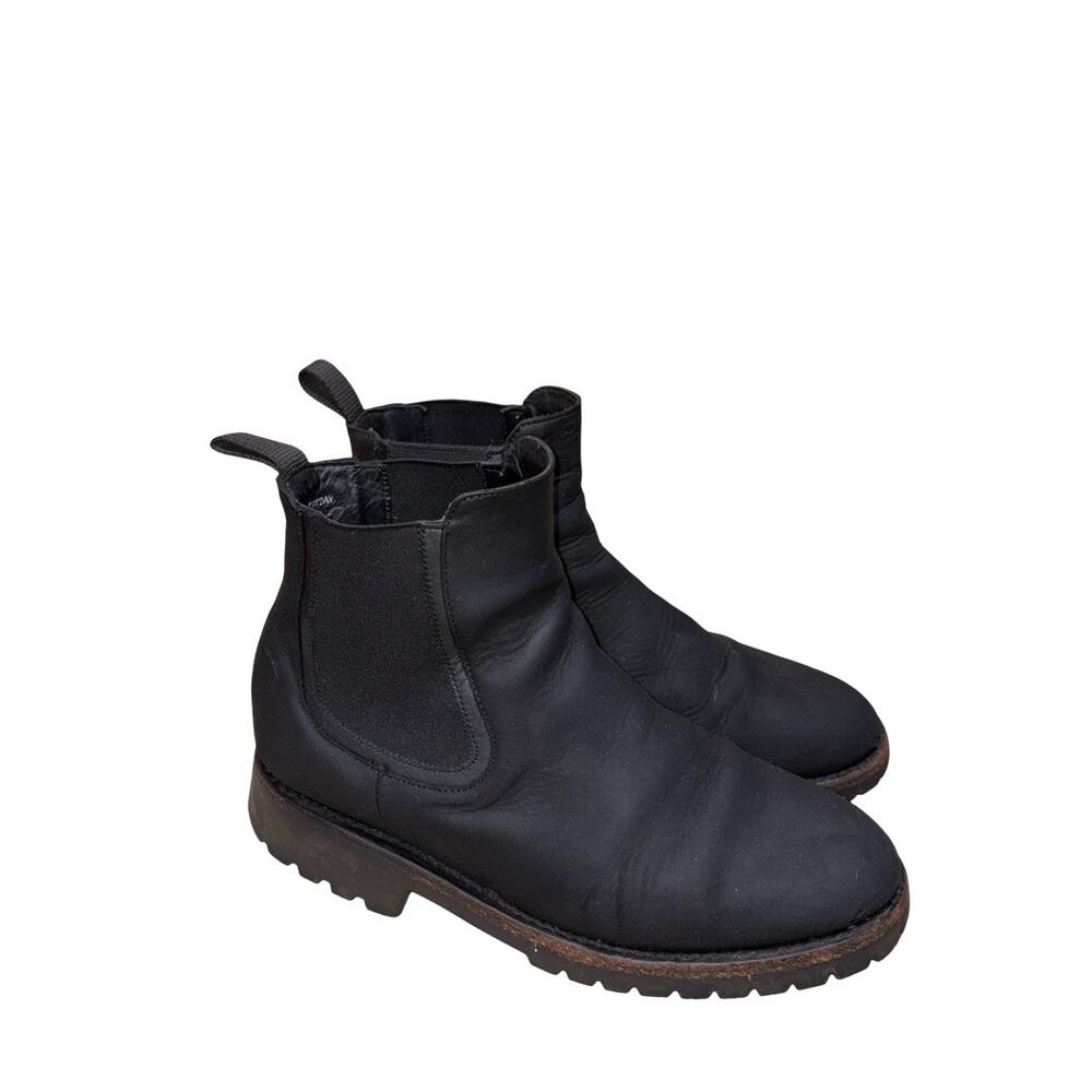 THURSDAY Boot Company Black Leather Chelsea Ankle Boots   Size: 8.5 Men's